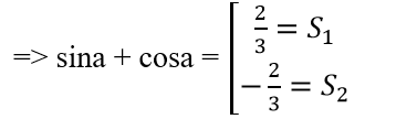 Cho sin2a = -5/9 và π/2 < a < π. Tính sina và cosa | Giải bài tập Toán 10