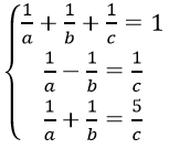 Ba phân số đều có tử số là 1 và tổng của ba phân số đó bằng 1. Hiệu của | Giải bài tập Toán 10