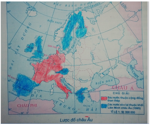 Tập bản đồ Địa Lí 7 Bài 60: Liên minh Châu Âu | Giải tập bản đồ Địa Lí 7