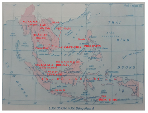 Tập bản đồ Địa Lí 8 Bài 15: Đặc điểm dân cư, xã hội Đông Nam Á | Giải tập bản đồ Địa Lí lớp 8
