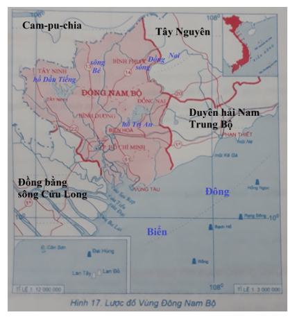 Tập bản đồ Địa Lí 9 Bài 31: Vùng Đông Nam Bộ | Giải tập bản đồ địa lí lớp 9