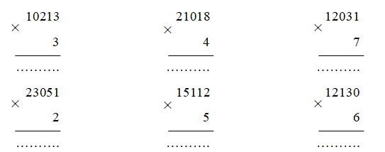 Giải Vở bài tập Toán 3 Bài 147: Nhân số có năm chữ số với số có một chữ số  trang 74  | Giải vở bài tập Toán lớp 3