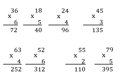 Giải Vở bài tập Toán 3 Bài 20: Nhân số có hai chữ số với số có một chữ số (có nhớ) trang 27  | Giải vở bài tập Toán lớp 3