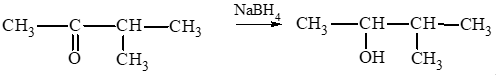 Khử các hợp chất carbonyl sau bởi NaBH4, hãy viết công thức cấu tạo của các sản phẩm