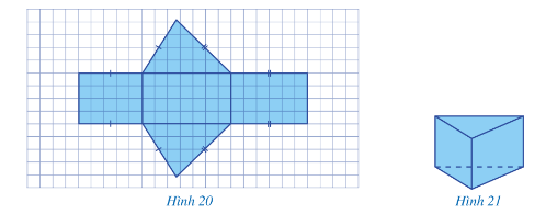Thực hiện các hoạt động sau: Vẽ trên giấy kẻ ô vuông 2 hình tam giác