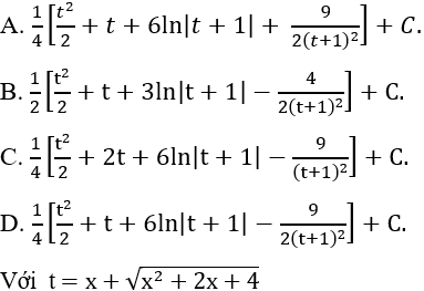 Tính tích phân hàm chứa căn thức bằng phương pháp đổi biến số - Toán lớp 12