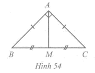 Cho tam giác ABC vuông cân tại A. Gọi M là trung điểm của cạnh huyền BC