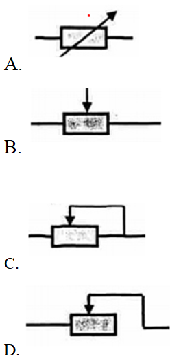 Trắc nghiệm Vật Lí 9 Bài tập biến trở - điện trở dùng trong kĩ thuật