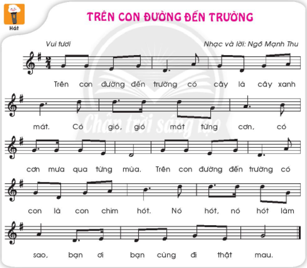 Hành trình (trang 20 - 21 - 22 Âm nhạc lớp 2 - Chân trời sáng tạo)