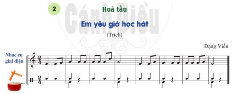 Soạn Âm nhạc lớp 6 trang 6 Thể hiện tiết tấu Hòa tấu