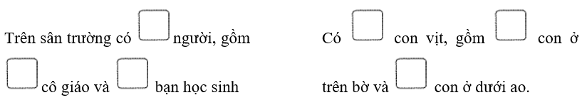 Bài tập cuối tuần Toán lớp 1 Tuần 5 Kết nối tri thức (có đáp án) | Đề kiểm tra cuối tuần Toán lớp 1