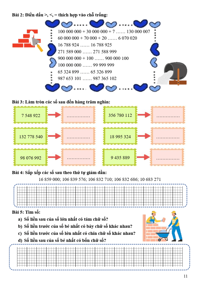 Bài tập cuối tuần Toán lớp 4 Cánh diều (có đáp án)
