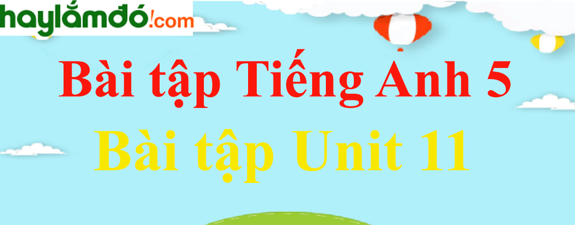 Bài tập Tiếng Anh lớp 5 Unit 11: What's the matter with you
