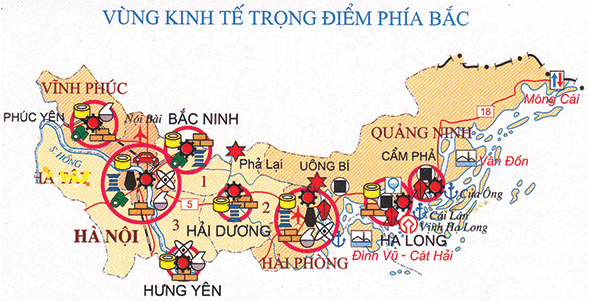 Lý thuyết Chuyên đề Địa Lí 12 Các loại vùng kinh tế ở Việt Nam | Kết nối tri thức