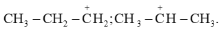 Viết công thức các carbocation có thể sinh ra từ propane khi phân cắt một liên kết C – H