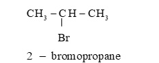 Khi monobromine hoá propane, thu được hai sản phẩm là 2 – bromopropane và 1 – bromopropane