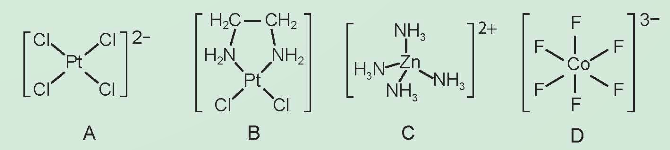 Cho các phức chất A B C D sau trang 38 Chuyên đề Hóa 12