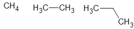 Vẽ công thức cấu tạo của các chất C3H8, C3H6 và C3H4