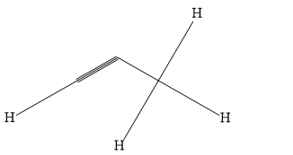 Để vẽ liên kết ba trong phân tử propyne (C3H4), cần chọn các công cụ nào