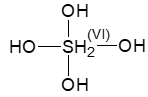 Vẽ công thức cấu tạo của sulfuric acid (H2SO4)