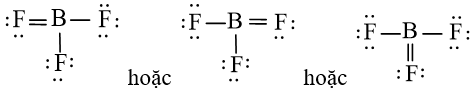 Viết công thức Lewis của CH4, BF3, SO3 và F2O