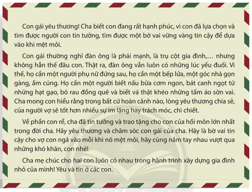 Chia sẻ cách hiểu của em về câu “Đàn ông xây nhà, đàn bà xây tổ ấm”