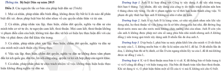 Ở trường hợp 1 anh H và Công ty xây dựng A đã có thỏa thuận gì Công ty xây dựng A