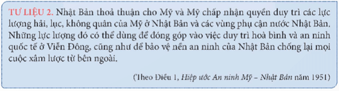 Khai thác thông tin và các tư liệu 1, 2 trong mục, hãy nêu những nội dung cơ bản