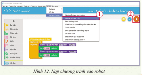 Bài thực hành kiểm tra kết nối robot với máy tính. (ảnh 4)