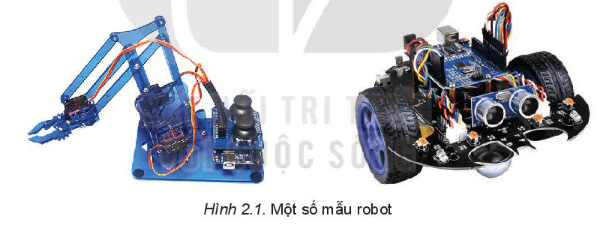 Hình 2.1 là hai mẫu robot được sử dụng để giảng dạy và thực hành