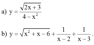 Phương pháp Tìm tập xác định của hàm số | Bài tập Toán 9 chọn lọc có giải chi tiết