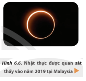 Vào năm 2019, tại Malaysia đã xảy ra hiện tượng nhật thực và được chụp lại
