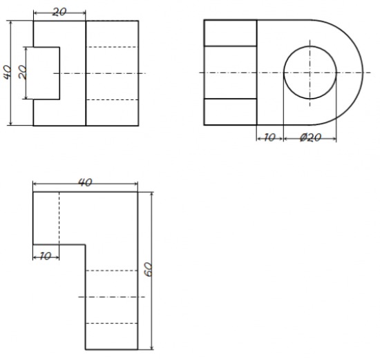 Cho mô hình ba chiều của các vật mẫu từ Hình 9.17 đến Hình 9.20