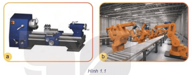 Hình 1.1 là những máy thuộc lĩnh vực cơ khí chế tạo