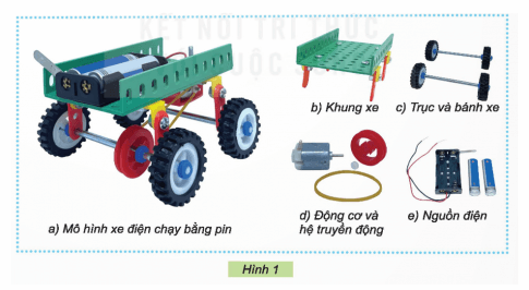 Công nghệ lớp 5 Bài 7: Lắp ráp mô hình xe điện chạy bằng pin - Kết nối tri thức