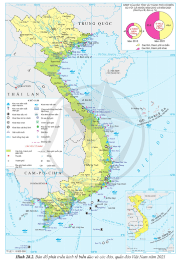 Lý thuyết Địa Lí 12 Bài 28: Phát triển kinh tế và đảm bảo an ninh quốc phòng ở Biển Đông và các đảo, quần đảo | Cánh diều