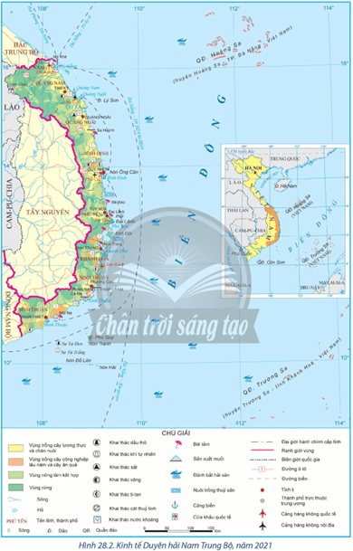 Lý thuyết Địa Lí 12 Bài 28: Phát triển kinh tế biển ở Duyên hải Nam Trung Bộ | Chân trời sáng tạo