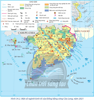 Lý thuyết Địa Lí 12 Bài 34: Sử dụng hợp lí tự nhiên để phát triển kinh tế ở Đồng bằng sông Cửu Long | Chân trời sáng tạo