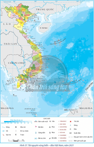 Lý thuyết Địa Lí 12 Bài 37: Phát triển kinh tế và đảm bảo an ninh quốc phòng ở Biển Đông và các đảo, quần đảo | Chân trời sáng tạo