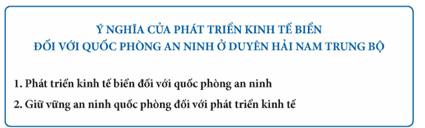 Địa Lí 12 Bài 27: Thực hành: Tìm hiểu và viết báo cáo về ý nghĩa của phát triển kinh tế biển đối với quốc phòng an ninh ở Duyên hải Nam Trung Bộ - Kết nối tri thức