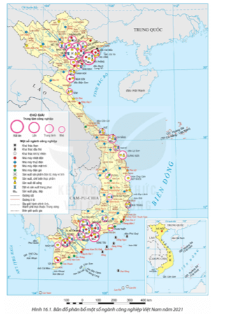 Dựa vào thông tin mục 2 và hình 16.1, hãy: Trình bày đặc điểm phát triển và phân bố của công nghiệp khai thác dầu