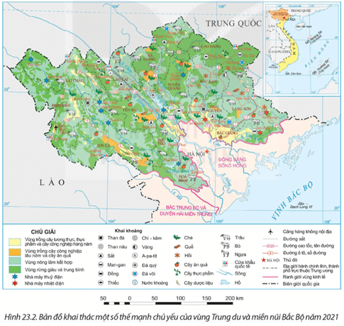 Lý thuyết Địa Lí 12 Bài 23: Khai thác thế mạnh ở Trung du và miền núi Bắc Bộ | Kết nối tri thức
