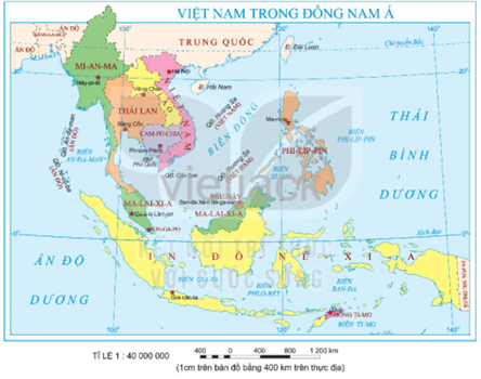 em hãy xác định hướng đi từ Hà Nội đến các địa điểm: Băng Cốc, Ma-ni-la, Xin-ga-po