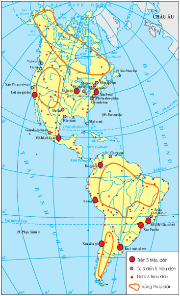 Lý thuyết Địa Lí 7 Chân trời sáng tạo Bài 17: Đặc điểm dân cư Trung và Nam Mỹ, văn đề đô thị hoá, văn hoá Mỹ Latinh