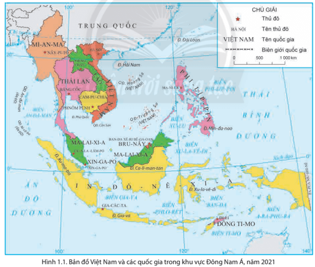 Dựa vào hình 1.1 và thông tin trong bài, em hãy cho biết những đặc điểm nổi bật về phạm vi lãnh thổ Việt Nam