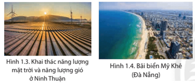 Dựa vào hình 1.3, hình 1.4 và thông tin trong bài, em hãy phân tích ảnh hưởng của vị trí địa lí