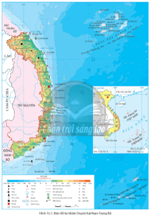 Dựa vào hình 15.1 và thông tin trong bài, hãy trình bày đặc điểm vị trí địa lí và phạm vi lãnh thổ 