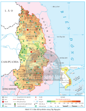 Dựa vào hình 17.1 và thông tin trong bài, hãy trình bày đặc điểm vị trí địa lí và phạm vi lãnh thổ