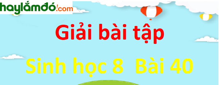 Sinh học 8 Bài 40 (ngắn nhất): Vệ sinh hệ bài tiết nước tiểu