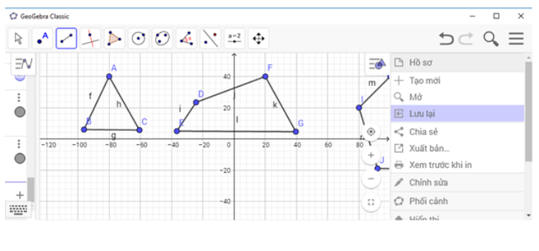 Tin học 6 Bài 8: Học toán với Geogebra | Giải bài tập Tin học lớp 6